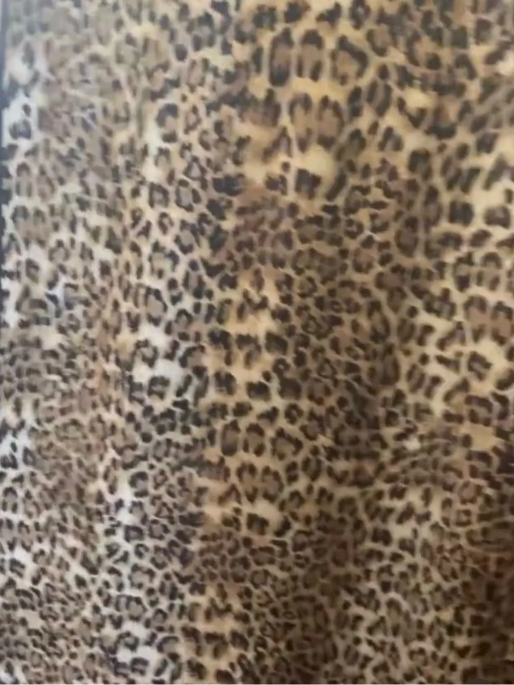 Luxe Oversized Leopard Throw Blanket Reversible Silky Plush Faux Fur 50”x70” New